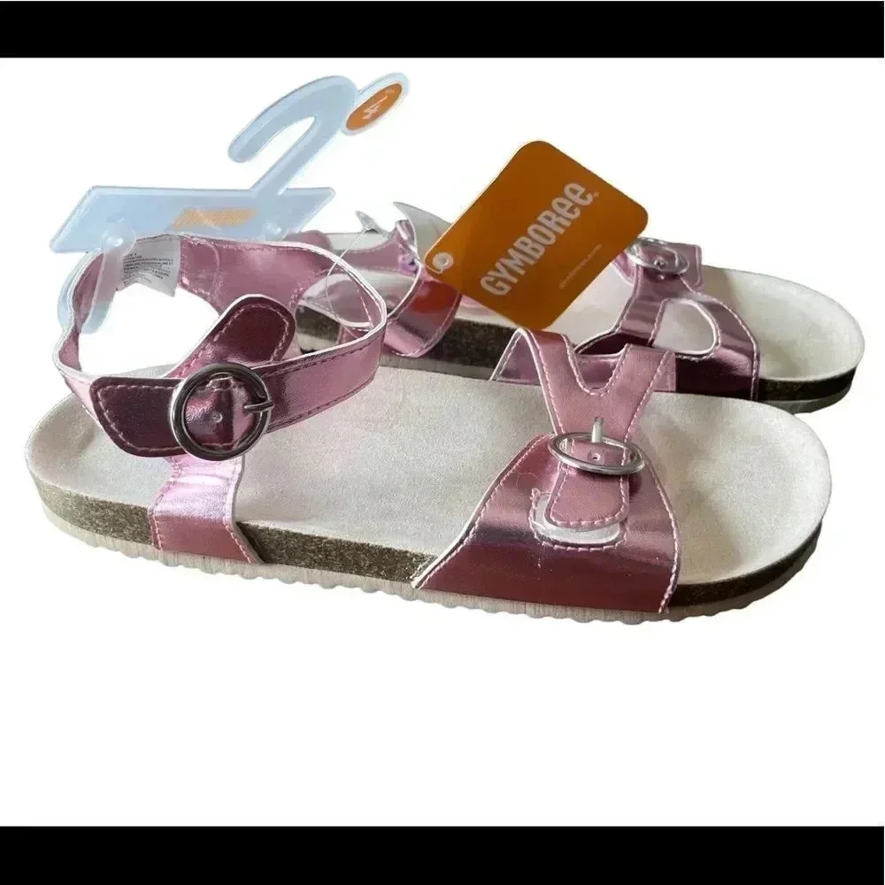 Gymboree Metallic Pink Big Girl Sandals